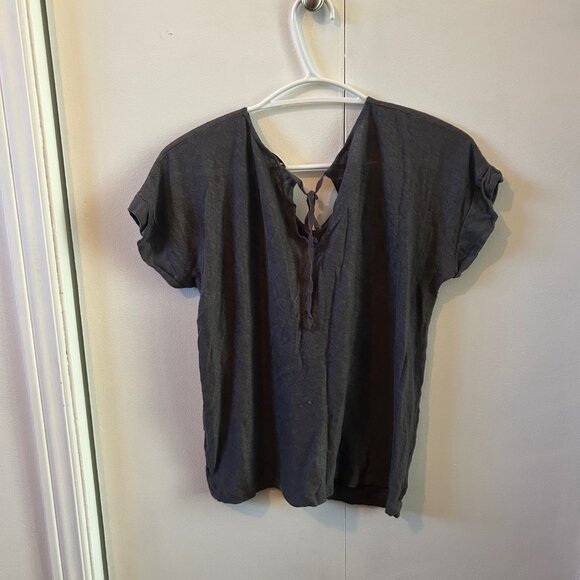 Massimo Dutti Grey Soft Shirt Size SX - Picture 2 of 5